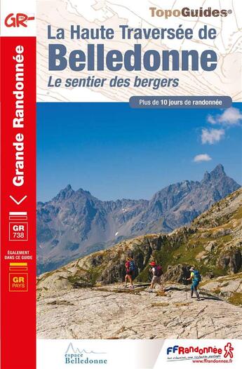 Couverture du livre « Haute traversée de Belledonne » de  aux éditions Ffrp