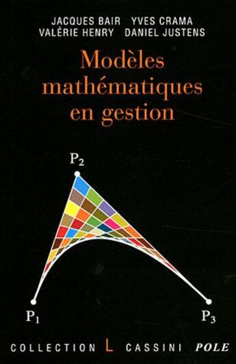 Couverture du livre « Modèles mathématiques en gestion » de  aux éditions Vuibert