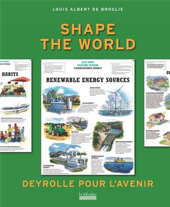 Couverture du livre « Deyrolle pour l'avenir - shape the world » de Broglie L A D. aux éditions Hoebeke