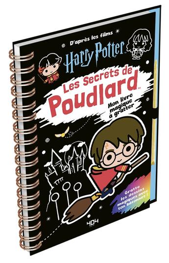 Couverture du livre « Harry potter # mon livre a gratter # les secrets de poudlard (nouvelle edition) » de  aux éditions 404 Editions