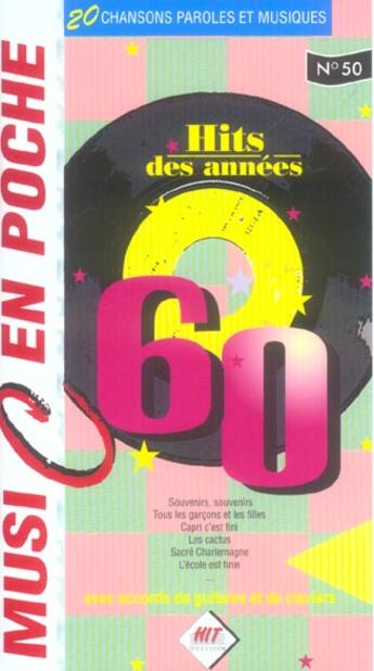 Couverture du livre « Music en poche annees 60 » de  aux éditions Hit Diffusion