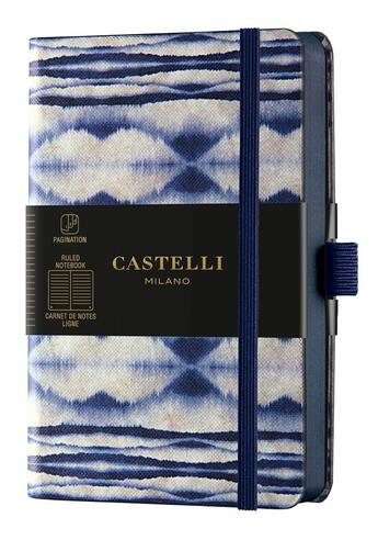 Couverture du livre « Carnet shibori poche ligne mist » de Castelli aux éditions Castelli Milano