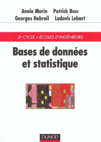 Couverture du livre « Bases de donnees et statistique » de Morin/Bosc aux éditions Dunod