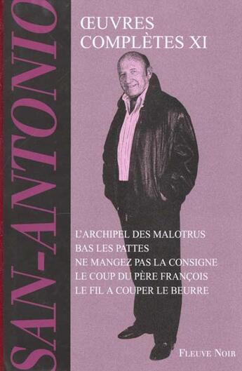 Couverture du livre « OEUVRES COMPLETES SAN ANTONIO t.11 » de San-Antonio aux éditions Fleuve Editions