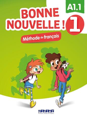 Couverture du livre « Bonne nouvelle ! 1 - livre eleve + cd mp3 » de  aux éditions Didier