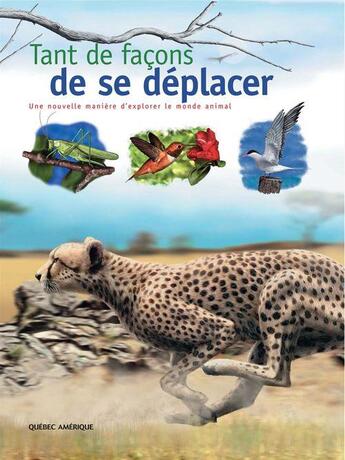 Couverture du livre « Tant de façons de se déplacer » de  aux éditions Quebec Amerique