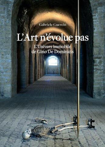 Couverture du livre « L'art n'évolue pas ; l'univers immobile de Gino De Dominicis » de Gabriele Guercio aux éditions Le Regard