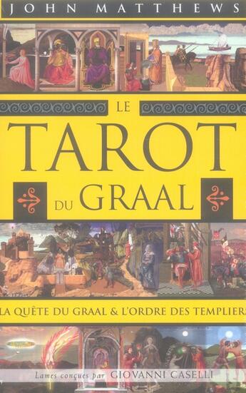 Couverture du livre « Coffret tarot du Graal » de John Matthews aux éditions Guy Trédaniel