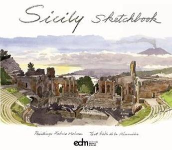 Couverture du livre « Sicily sketchbook » de Fabrice Moireau aux éditions Thames & Hudson