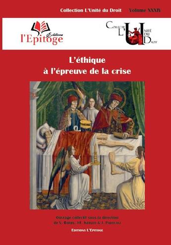 Couverture du livre « L'éthique à l'épreuve de la crise » de  aux éditions Epitoge