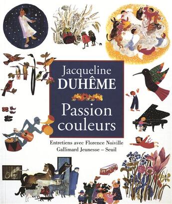 Couverture du livre « Passion couleurs - entretiens » de Duheme/Noiville aux éditions Gallimard-jeunesse