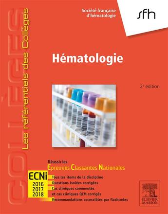 Couverture du livre « Hématologie ; 2e édition. » de  aux éditions Elsevier-masson