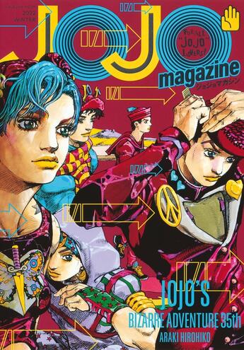 Couverture du livre « JOJO Magazine T02 » de Hirohiko Araki aux éditions Delcourt