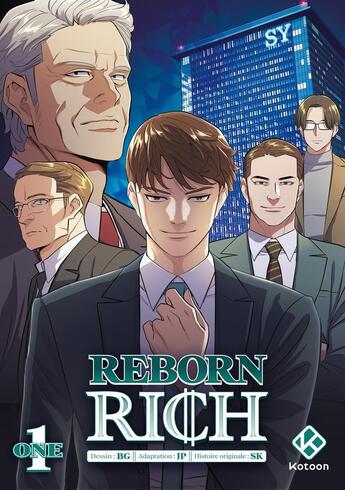 Couverture du livre « Reborn Rich Tome 1 » de Sk et Jp et Bg aux éditions Kotoon