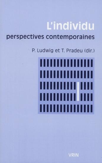 Couverture du livre « L'individu ; perspectives contemporaines » de  aux éditions Vrin