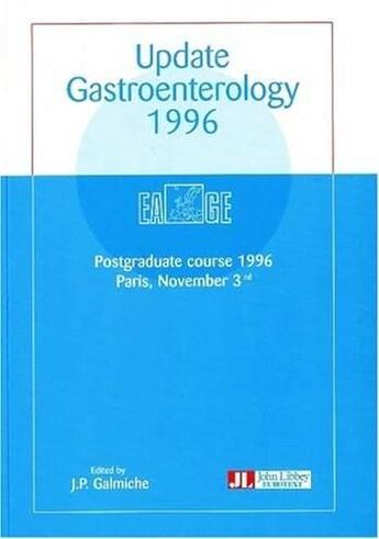 Couverture du livre « Update In Gastroentology 1996 » de Jf Galmiche aux éditions John Libbey