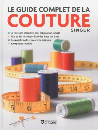 Couverture du livre « Le guide complet de la couture » de  aux éditions Editions De L'homme