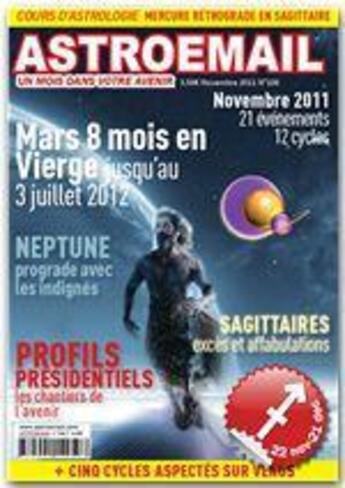 Couverture du livre « Astroemail t.106 ; novembre 2011 » de Claude Thebault aux éditions Astroemail