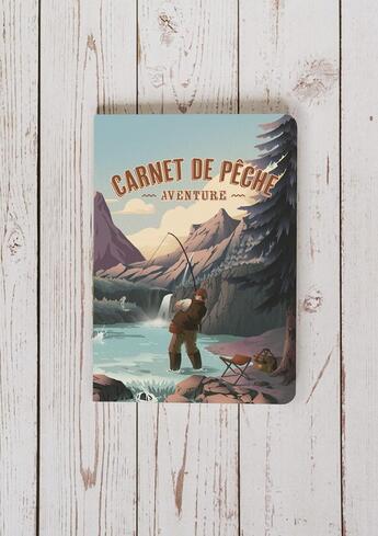 Couverture du livre « Carnet de pêche, aventure » de Allan Labielle et Chloé Lhote aux éditions Aventura