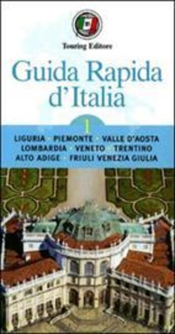 Couverture du livre « **ida rapida d'italia volume 1liguria, piemonte, valle .... » de  aux éditions Tci