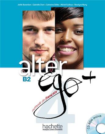 Couverture du livre « Alter ego + ; FLE ; B2 ; livre de l'élève » de  aux éditions Hachette Fle