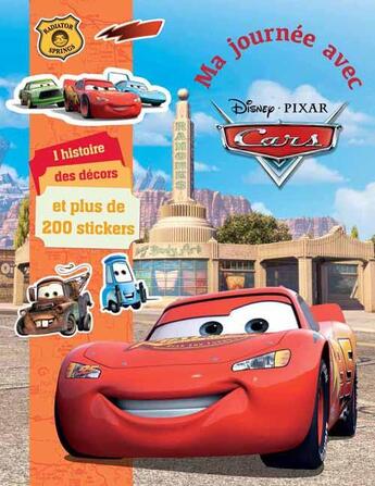 Couverture du livre « MA JOURNEE AVEC ; Cars » de Disney aux éditions Disney Hachette