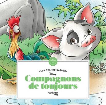 Couverture du livre « Art thérapie ; Les grands carrés : compagnons de toujours ; Disney » de William Bal aux éditions Hachette Heroes