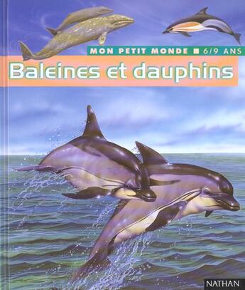 Couverture du livre « Baleines et dauphins » de Christiane Gunzi aux éditions Nathan