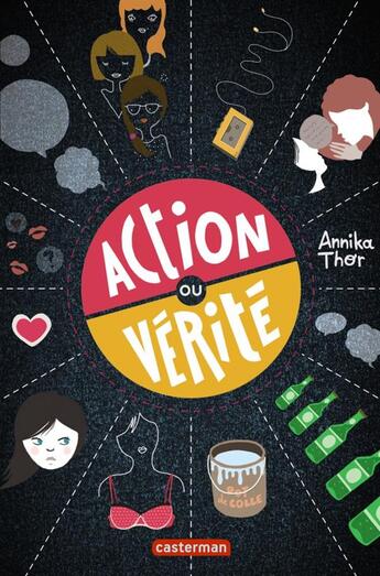 Couverture du livre « Action ou vérité » de Annika Thor aux éditions Casterman