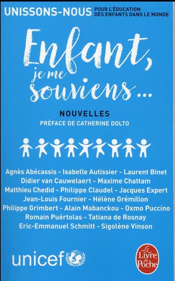 Couverture du livre « Enfant, je me souviens » de  aux éditions Le Livre De Poche