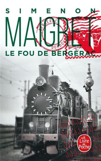 Couverture du livre « Le fou de Bergerac » de Georges Simenon aux éditions Le Livre De Poche