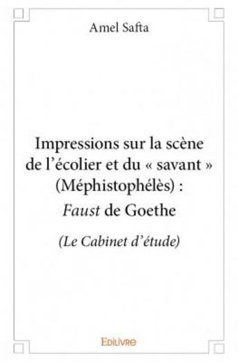 Couverture du livre « Impressions sur la scène de l'écolier et du 