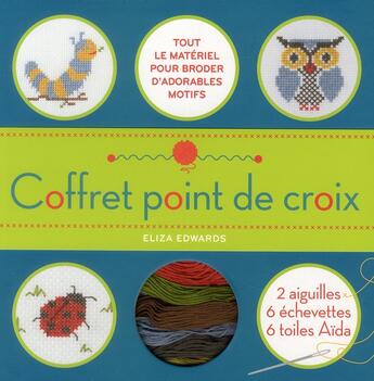 Couverture du livre « Coffret point de croix » de Edwards Eliza aux éditions Grund