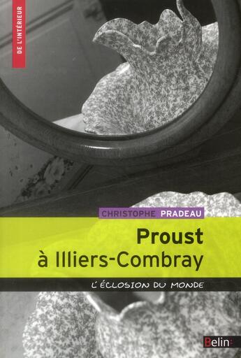 Couverture du livre « Proust à Illiers-Combray ; l'éclosion du monde » de Christophe Pradeau aux éditions Belin