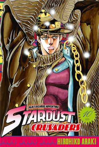 Couverture du livre « Jojo's bizarre adventure - saison 3 ; stardust crusaders Tome 10 » de Hirohiko Araki aux éditions Delcourt