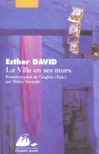 Couverture du livre « La ville en ses murs » de Esther David aux éditions Picquier