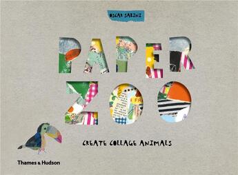 Couverture du livre « Paper zoo » de Oscar Sabini aux éditions Thames & Hudson