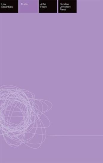 Couverture du livre « Trusts Law Essentials » de Finlay John aux éditions Edinburgh University Press