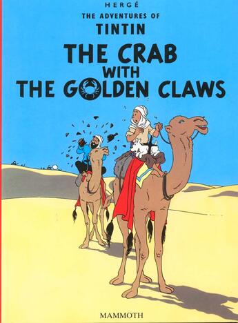 Couverture du livre « Crabe aux pinces d'or (egmont) anglais » de Herge aux éditions Casterman