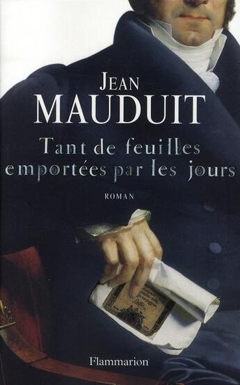 Couverture du livre « Tant de feuilles emportées par les jours » de Jean Mauduit aux éditions Flammarion