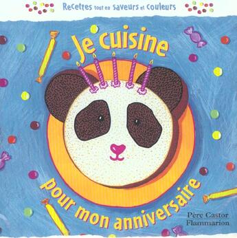 Couverture du livre « Je cuisine pour mon anniversaire » de Christophe Faveau aux éditions Pere Castor