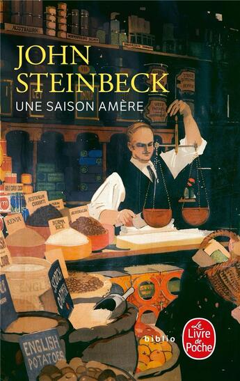 Couverture du livre « Une saison amère » de John Steinbeck aux éditions Le Livre De Poche