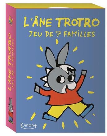 Couverture du livre « Le jeu des 7 familles trotro (l'ane trotro) » de Benedicte Guettier aux éditions Kimane