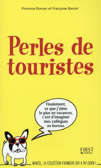 Couverture du livre « Perles de touristes » de Florence Roman aux éditions First