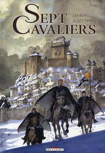 Couverture du livre « Sept cavaliers » de Jean Raspail et Jacques Terpant aux éditions Delcourt