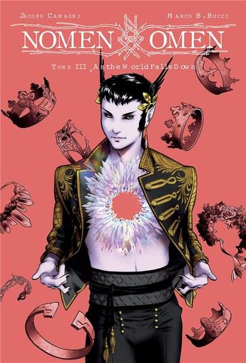 Couverture du livre « Nomen Omen t.3 : as the world falls down » de Marco B. Bucci et Jacopo Carmagni aux éditions Panini