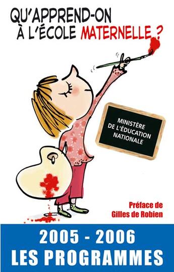 Couverture du livre « Qu'apprend-on a l'ecole elementaire ? 2005-2006, les programmes (édition 2005/2006) » de Canope/Robien aux éditions Xo