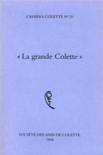 Couverture du livre « La grande Colette » de  aux éditions Pu De Rennes