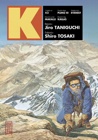 Couverture du livre « K » de Jiro Taniguchi aux éditions Kana