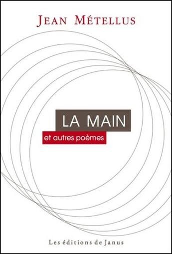 Couverture du livre « La main et autres poemes » de Jean Metellus aux éditions Janus